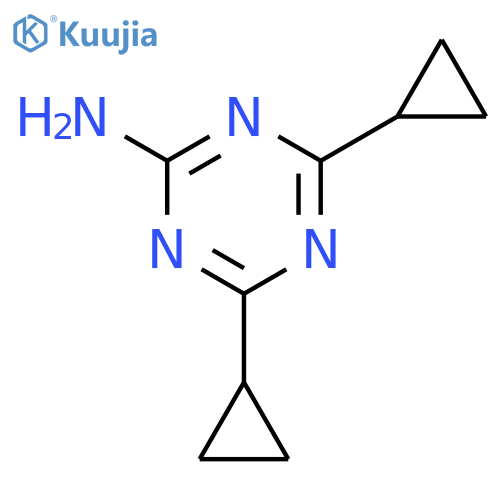 dicyclopropyl-1,3,5-triazin-2-amine structure