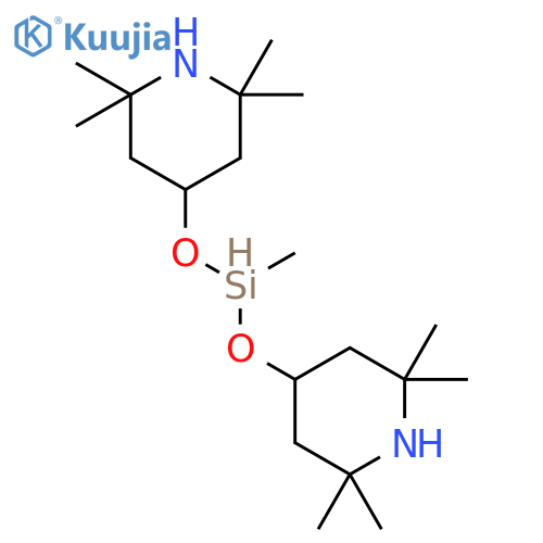Piperidine, 4,4'-[(methylsilylene)bis(oxy)]bis[2,2,6,6-tetramethyl- structure