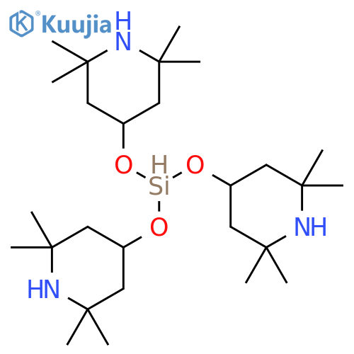 Piperidine, 4,4',4''-[silylidynetris(oxy)]tris[2,2,6,6-tetramethyl- structure