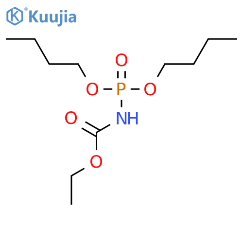 Carbamic acid, (dibutoxyphosphinyl)-, ethyl ester structure