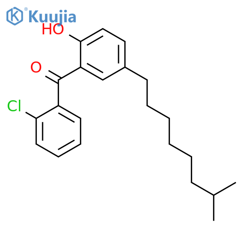 Methanone, (2-chlorophenyl)(2-hydroxy-5-isononylphenyl)- structure