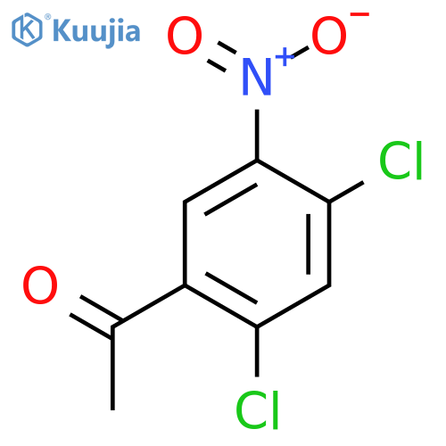 Ethanone, 1-(2,4-dichloro-5-nitrophenyl)- structure