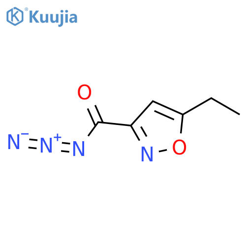 3-Isoxazolecarbonyl azide, 5-ethyl- structure