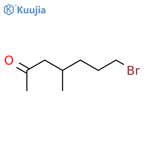2-Heptanone, 7-bromo-4-methyl- structure