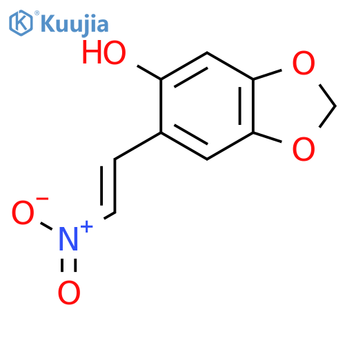 1,3-Benzodioxol-5-ol, 6-(2-nitroethenyl)- structure