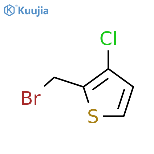 2-(bromomethyl)-3-chlorothiophene structure
