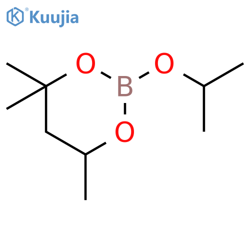 2-Isopropoxy-4,4,6-trimethyl-1,3,2-dioxaborinane structure
