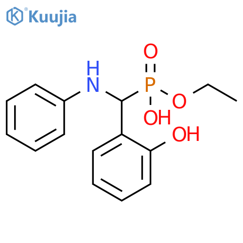 Phosphonic acid, [(2-hydroxyphenyl)(phenylamino)methyl]-, monoethyl ester (9CI) structure