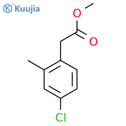 methyl 2-(4-chloro-2-methylphenyl)acetate structure