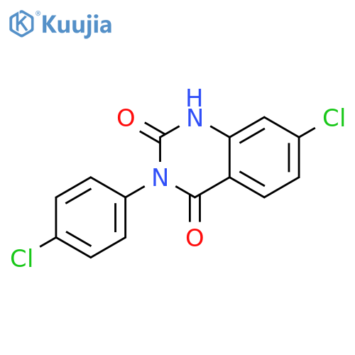2,4(1H,3H)-Quinazolinedione, 7-chloro-3-(4-chlorophenyl)- structure