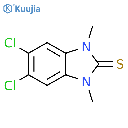 2H-Benzimidazole-2-thione, 5,6-dichloro-1,3-dihydro-1,3-dimethyl- structure