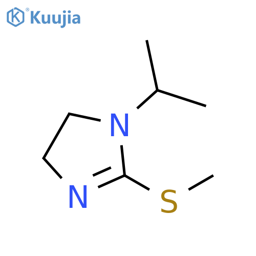 1H-Imidazole, 4,5-dihydro-1-(1-methylethyl)-2-(methylthio)- structure
