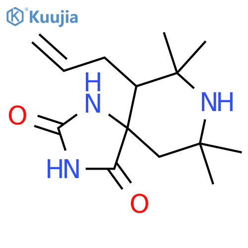 1,3,8-Triazaspiro[4.5]decane-2,4-dione, 7,7,9,9-tetramethyl-6-(2-propen-1-yl)- structure