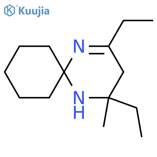 1,5-Diazaspiro[5.5]undec-1-ene, 2,4-diethyl-4-methyl- structure