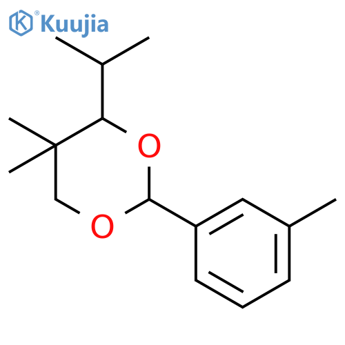 1,3-Dioxane, 5,5-dimethyl-4-(1-methylethyl)-2-(3-methylphenyl)- structure