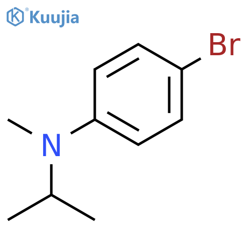 Benzenamine, 4-bromo-N-methyl-N-(1-methylethyl)- structure