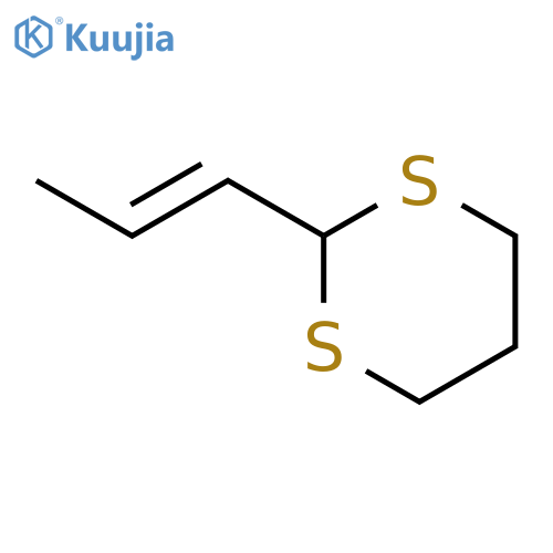 1,3-Dithiane, 2-(1-propenyl)- structure