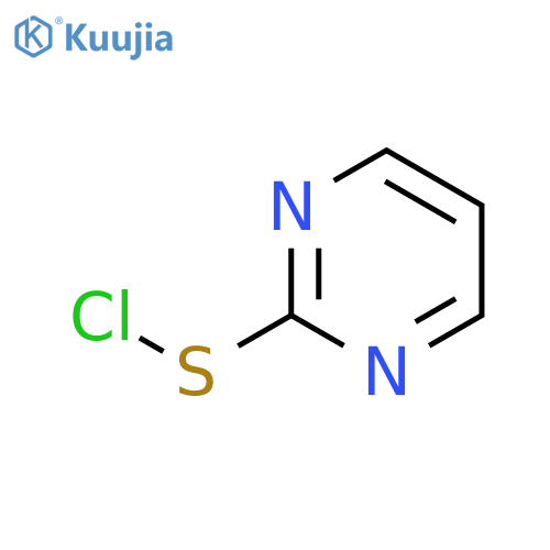 2-Pyrimidinesulfenyl chloride (9CI) structure