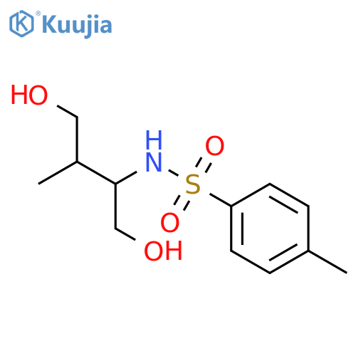 Benzenesulfonamide,N-[(1R,2S)-3-hydroxy-1-(hydroxymethyl)-2-methylpropyl]-4-methyl- structure