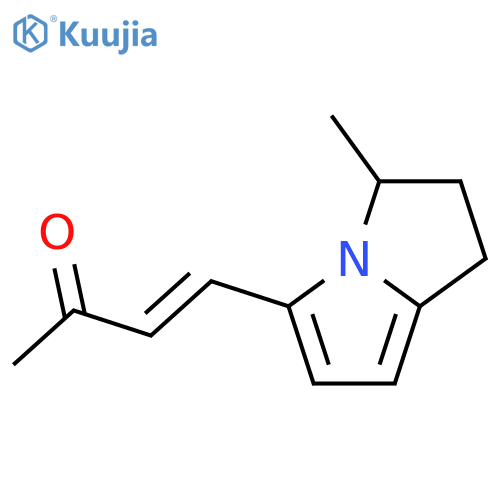 3-Buten-2-one, 4-(2,3-dihydro-3-methyl-1H-pyrrolizin-5-yl)- structure