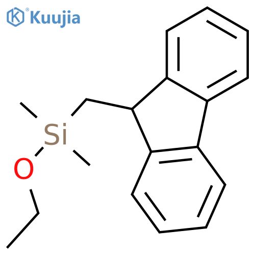 Silane, ethoxy(9H-fluoren-9-ylmethyl)dimethyl- structure