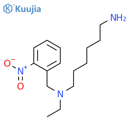 1,6-HEXANEDIAMINE, N-ETHYL-N-[(2-NITROPHENYL)METHYL]- structure