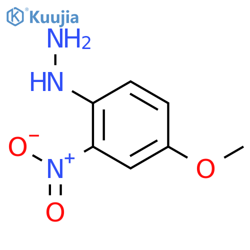(4-methoxy-2-nitrophenyl)hydrazine structure