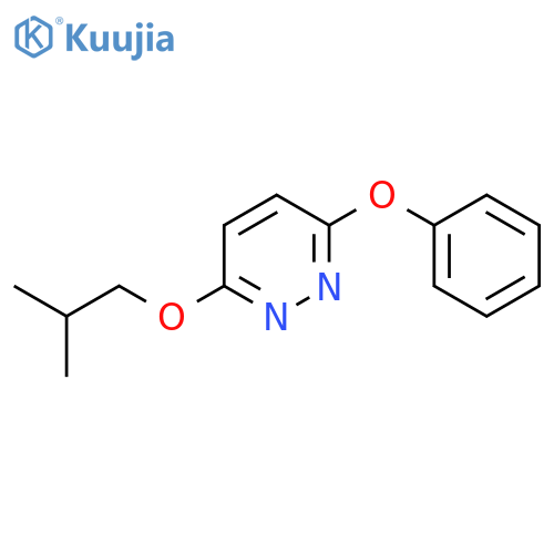 Pyridazine, 3-(2-methylpropoxy)-6-phenoxy- structure
