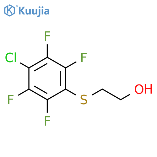 Ethanol, 2-[(4-chloro-2,3,5,6-tetrafluorophenyl)thio]- structure