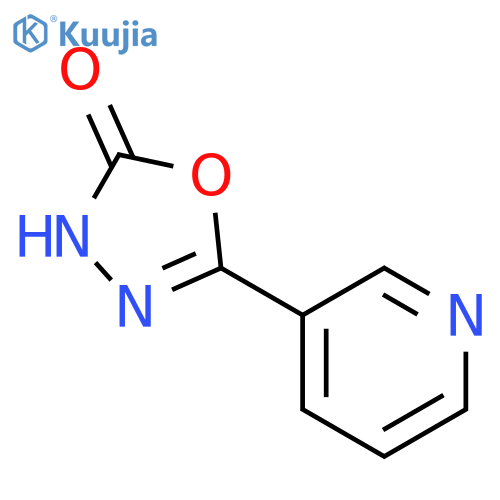 1,3,4-Oxadiazol-2(3H)-one, 5-(3-pyridinyl)- structure