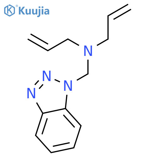 1H-BENZOTRIAZOLE-1-METHANAMINE, N,N-DI-2-PROPENYL- structure