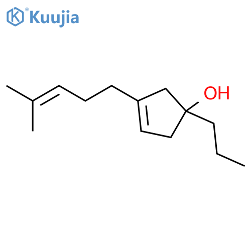 3-Cyclopenten-1-ol, 3-(4-methyl-3-pentenyl)-1-propyl- structure