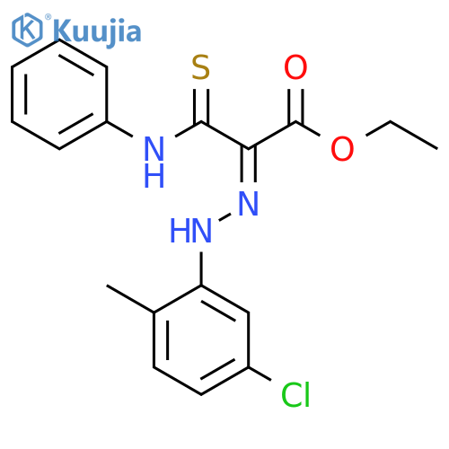 Propanoic acid,2-[(5-chloro-2-methylphenyl)hydrazono]-3-(phenylamino)-3-thioxo-, ethylester, (Z)- structure