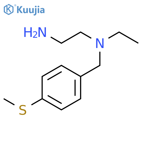 1,2-Ethanediamine, N-ethyl-N-[[4-(methylthio)phenyl]methyl]- structure