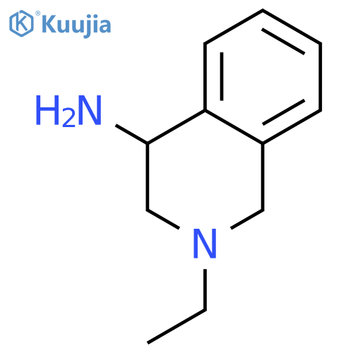 2-ethyl-1,2,3,4-tetrahydroisoquinolin-4-amine structure