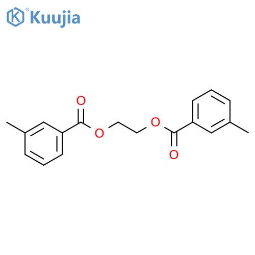 Benzoic acid, 3-methyl-, 1,2-ethanediyl ester (9CI) structure