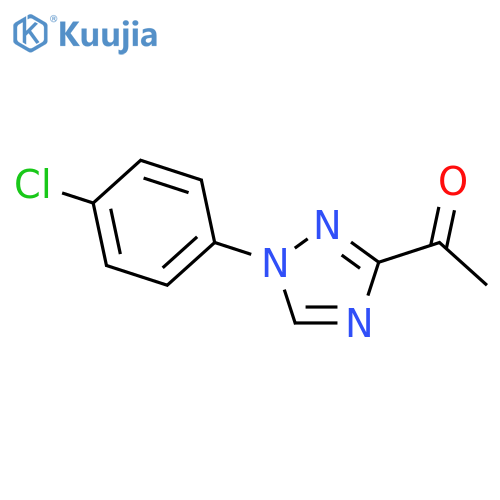 Ethanone, 1-[1-(4-chlorophenyl)-1H-1,2,4-triazol-3-yl]- structure