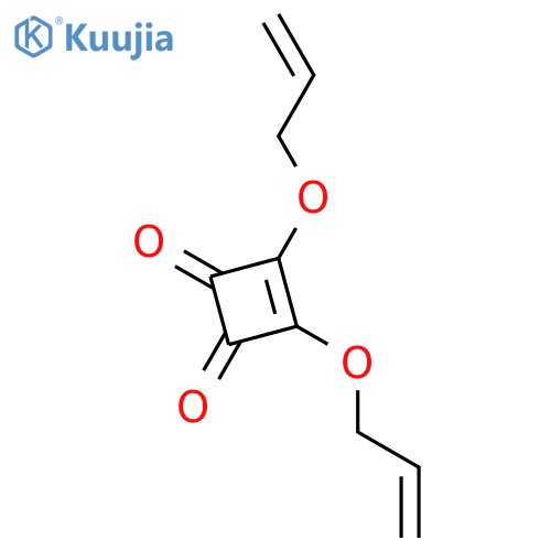 3-Cyclobutene-1,2-dione, 3,4-bis(2-propenyloxy)- structure