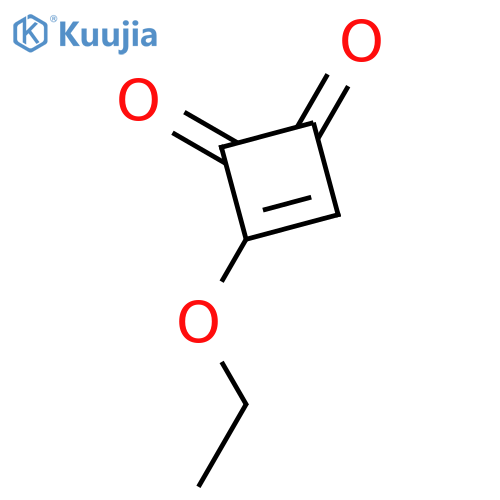 3-Cyclobutene-1,2-dione, 3-ethoxy- structure