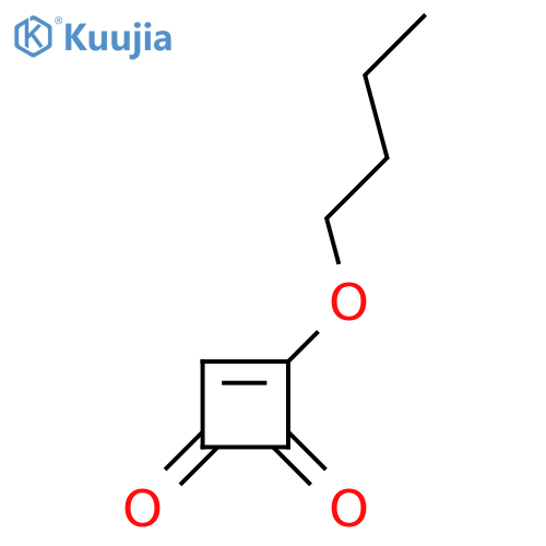 3-Cyclobutene-1,2-dione, 3-butoxy- structure
