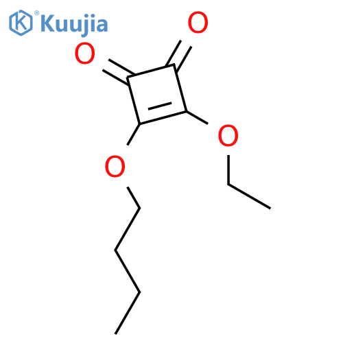 3-Cyclobutene-1,2-dione, 3-butoxy-4-ethoxy- structure