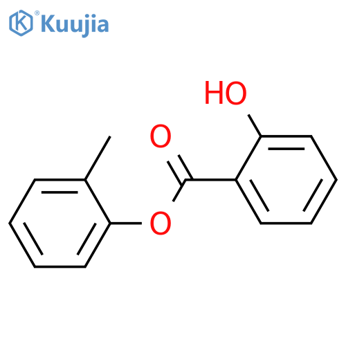 2-methylphenyl 2-hydroxybenzoate structure
