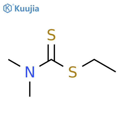 carbamodithioic acid, dimethyl-, ethyl ester structure