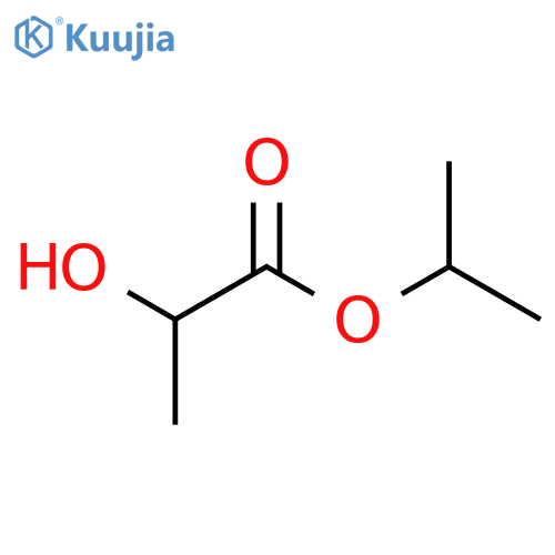 Propanoic acid,2-hydroxy-, 1-methylethyl ester structure