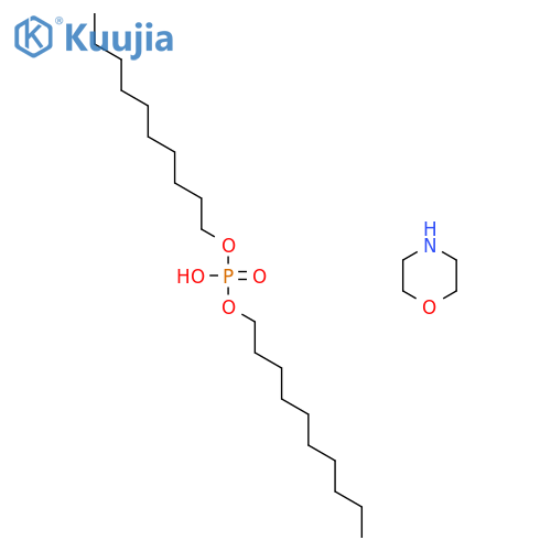 didecyl hydrogen phosphate, compound with morpholine (1:1) structure