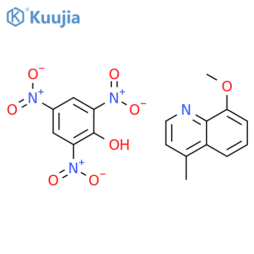 Quinoline, 8-methoxy-4-methyl-, compd. with 2,4,6-trinitrophenol structure