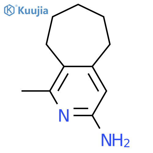 5H-Cyclohepta[c]pyridin-3-amine, 6,7,8,9-tetrahydro-1-methyl- structure