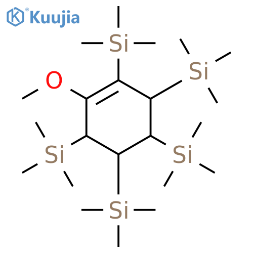 Silane, (6-methoxy-5-cyclohexene-1,2,3,4,5-pentayl)pentakis[trimethyl- structure