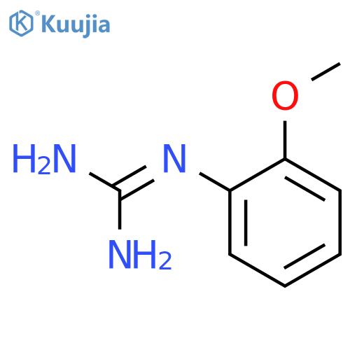 N-(2-methoxyphenyl)guanidine structure