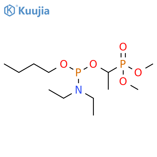 Phosphonic acid, [1-[[butoxy(diethylamino)phosphino]oxy]ethyl]-, dimethyl ester (9CI) structure